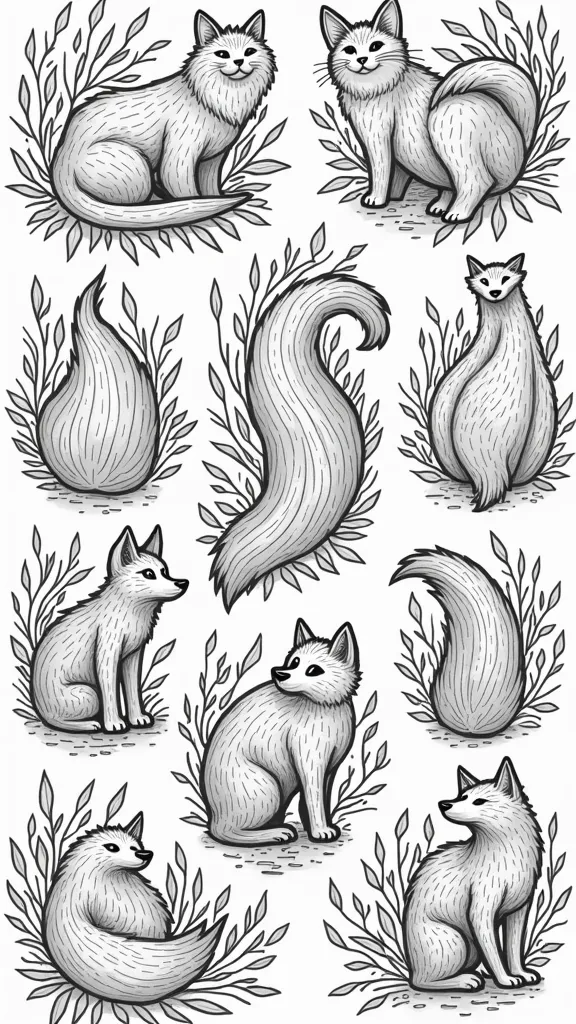 tails coloring pages printable